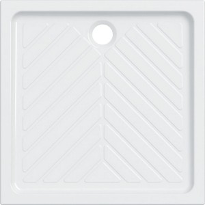 Receveur de douche carré Geberit Renova à poser surélevé 90x90x16cm Blc - GEBERIT 00717100000 