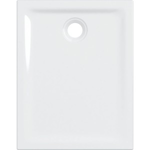 Receveur de douche rect Geberit Renova à poser à encastrer 70 x 90 cm Blc - GEBERIT 00723800000AG3 
