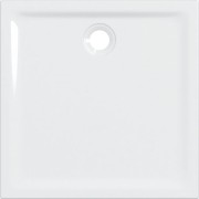 Receveur de douche carré Geberit Renova à poser à encastrer 90 x 90 cm Blc - GEBERIT 00724800000AG3 