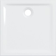 Receveur de douche carré Geberit Renova à poser à encastrer 100 x 100 cm Blc - GEBERIT 550.084.00.1 