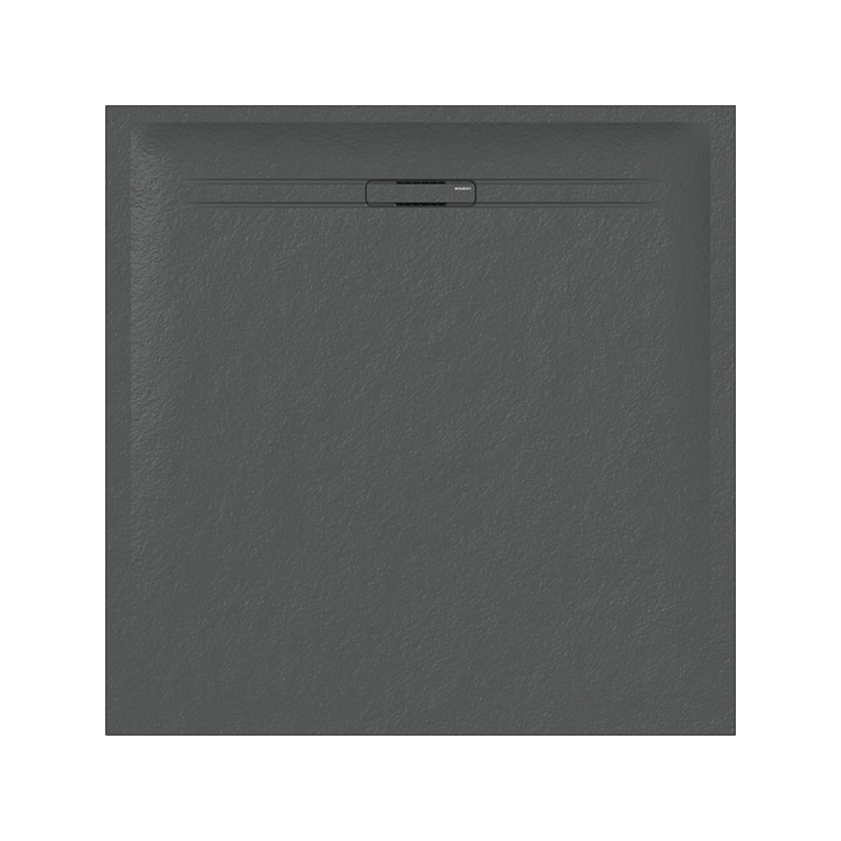 Receveur carré Geberit Sestra 80 x 80 Graphite Structure ardoise - GEBERIT 550.292.00.2 