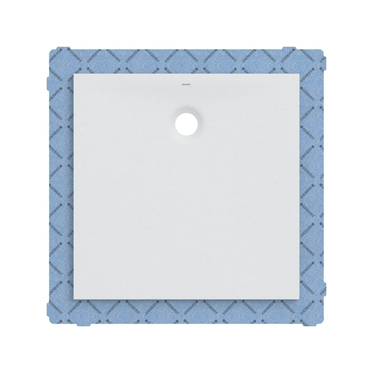 Receveur carré Geberit Olona av natte d'étanchéité Blanc 90x90cm - GEBERIT 550.901.00.1 