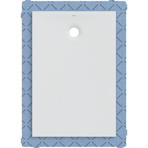 Receveur rectangulaire Geberit Olona av natte d'étanchéité Blanc 120x80cm - GEBERIT 550.913.00.1 