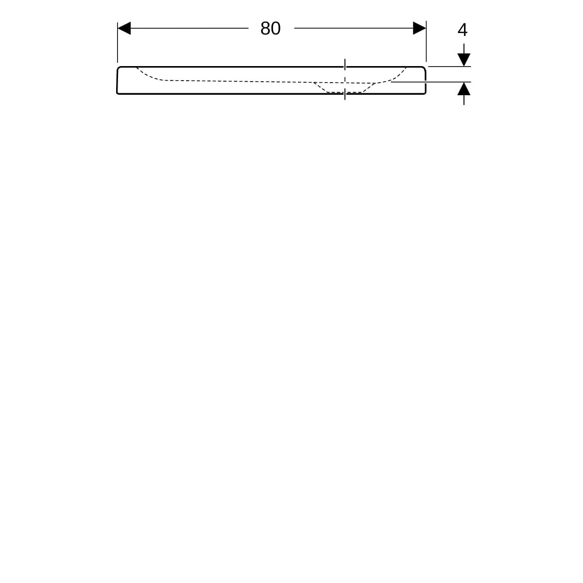 Receveur de douche rectangulaire Geberit Bastia à poser 80x120x7cm - GEBERIT 00729200000001 