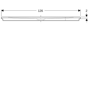 Receveur de douche d'angle Geberit Renova à encastrer 90 cm Blc - GEBERIT 00735800000AG3 