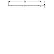 Receveur de douche rect Geberit Renova à encastrer 120 x 90 cm Blc - GEBERIT 00747900000AG3 