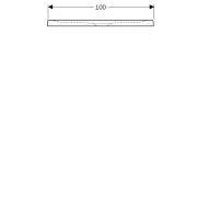 Receveur de douche rect Geberit Renova à poser à encastrer 100 x 140 cm Blc - GEBERIT 550.086.00.1 