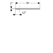 Receveur de douche carré Geberit Sestra 90x90 cm Blanc - GEBERIT 550.250.00.2 