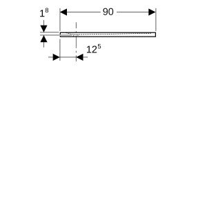 Receveur de douche carré Geberit Sestra 90x90 cm Blanc - GEBERIT 550.250.00.2 