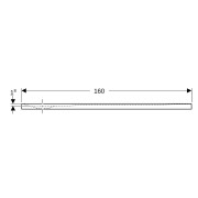 Receveur rectangulaire Geberit Olona Blanc 160x90cm - GEBERIT 550.774.00.1 
