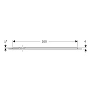 Receveur rectangulaire Geberit Olona av natte d'étanchéité Blanc 160x90cm - GEBERIT 550.924.00.1 