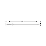 Receveur rectangulaire Geberit Olona av natte d'étanchéité Blanc 180x90cm - GEBERIT 550.940.00.1 