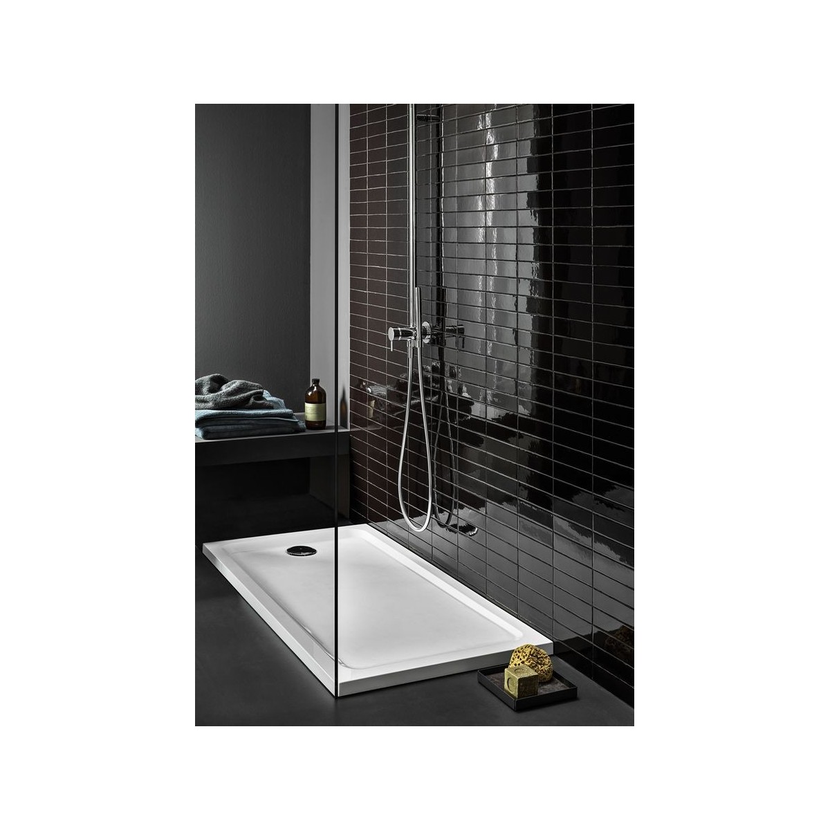 Receveur de douche rectangulaire Geberit Melua Blanc Mat 170x75x4cm - GEBERIT 00099100777G 