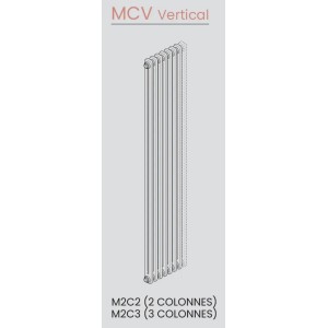 Radiateur chauffage central VUELTA Vertical Acova M2C3-08-200 raccordement 6210