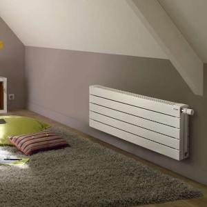 Radiateur chauffage central ACOVA - FASSANE Pack VLXD horizontal double à ailettes  594W VLXD-037-050