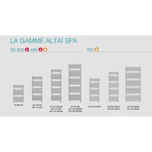 Sèche-serviettes ACOVA - ALTAÏ Spa eau chaude 1049W SYD-154-050