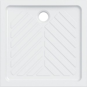 Receveur de douche carré Geberit Renova à poser surélevé 80x80x16cm Blc - GEBERIT 00716100000 