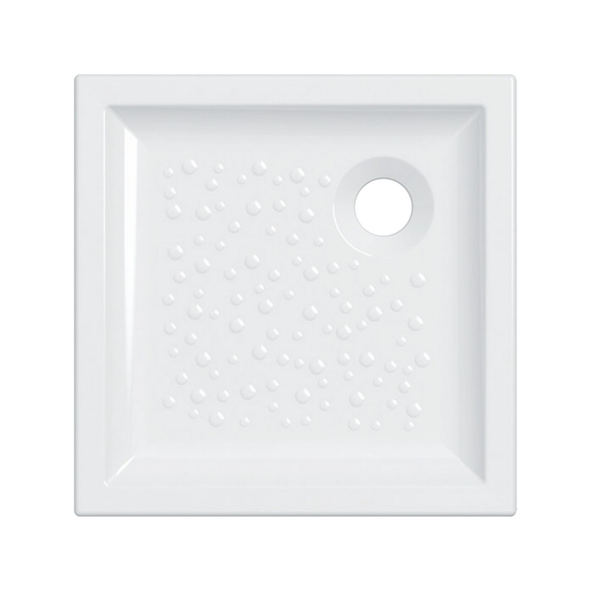 Receveur de douche carré Geberit Bastia à poser 70x70x7cm - GEBERIT 00720200000001 