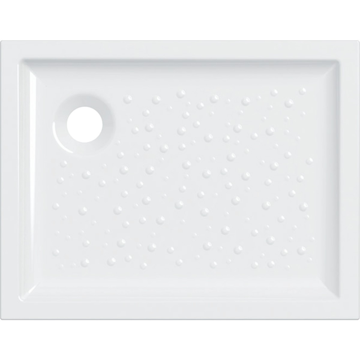 Receveur de douche rectangulaire Geberit Bastia à poser 70x90x7cm - GEBERIT 00725200000001 