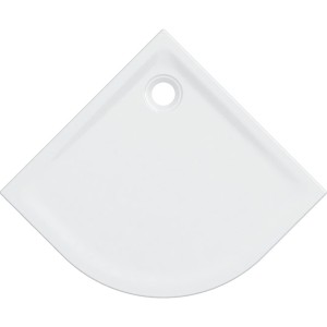 Receveur de douche d'angle Geberit Renova à poser à encastrer 90 cm Blc - GEBERIT 00725800000AG3 