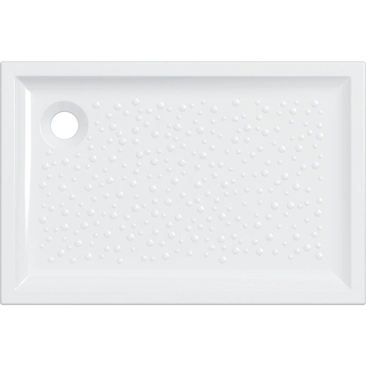Receveur de douche rectangulaire Geberit Bastia à poser 80x120x7cm - GEBERIT 00729200000001 