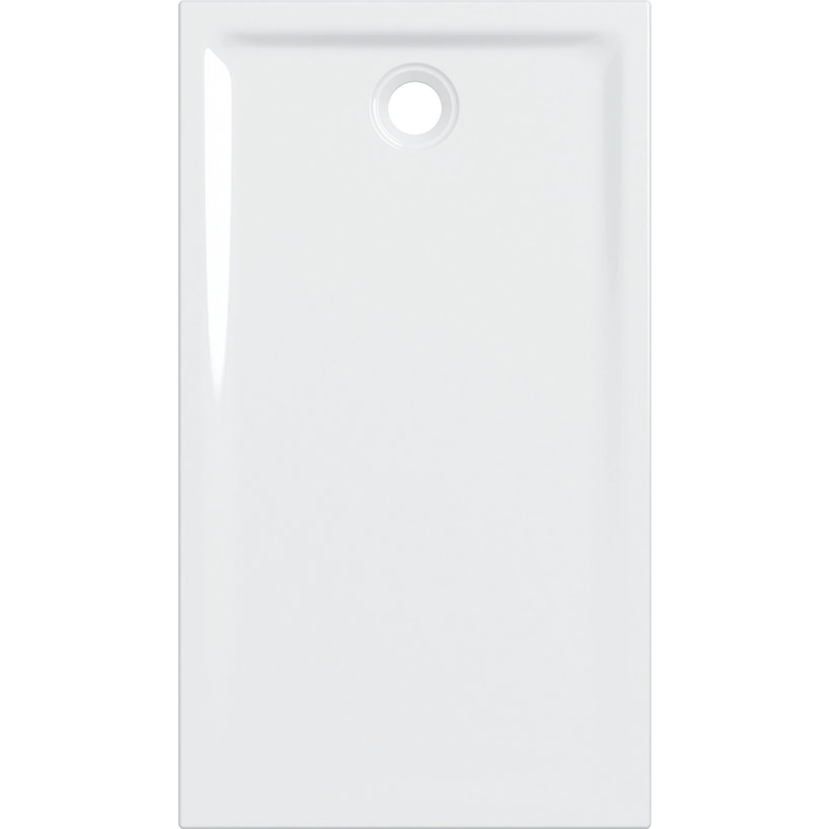 Receveur de douche rect Geberit Renova à poser à encastrer 80 x 140 cm Blc - GEBERIT 00729800000AG3 