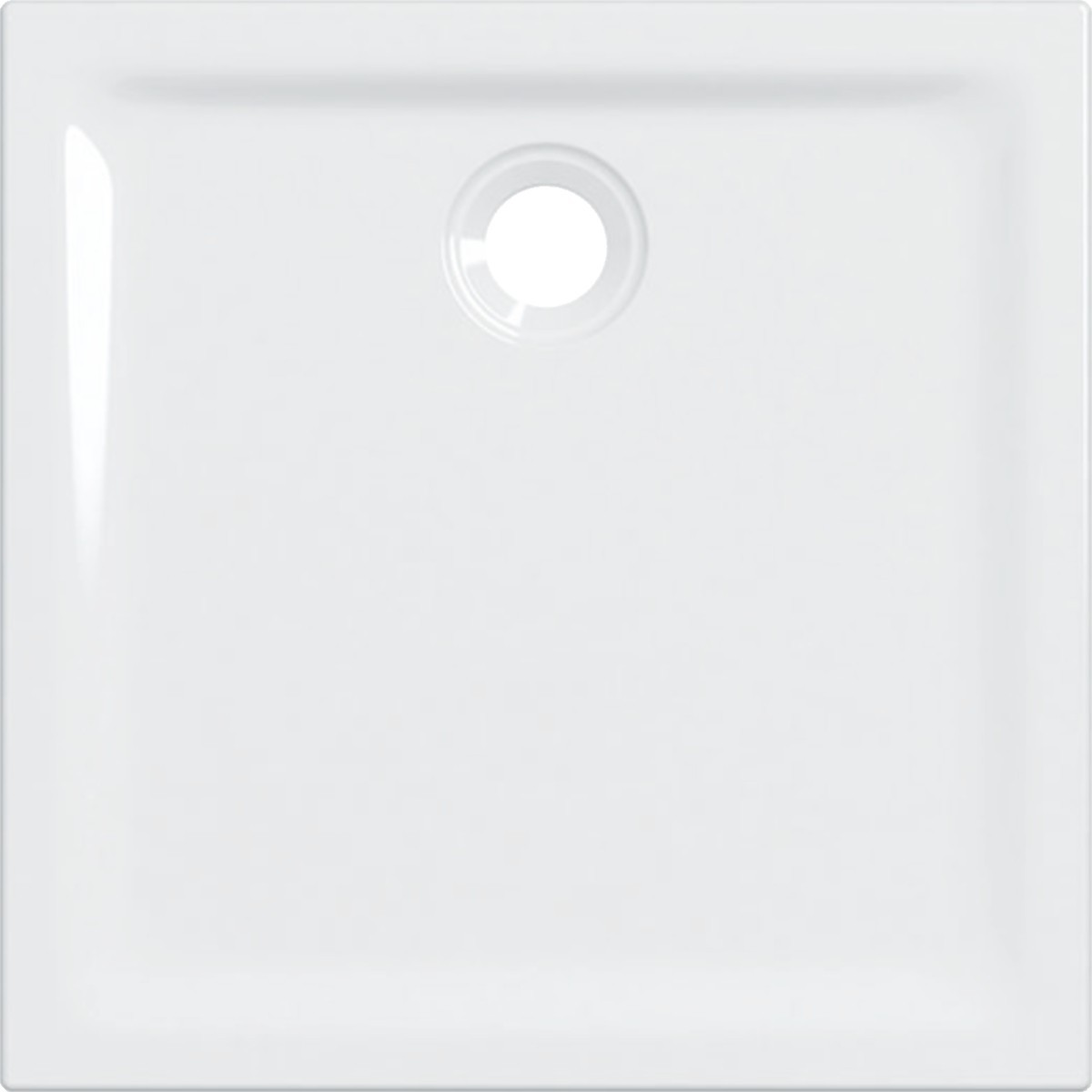 Receveur de douche carré Geberit Renova à encastrer 80 x 80 cm Blc - GEBERIT 00731800000AG3 
