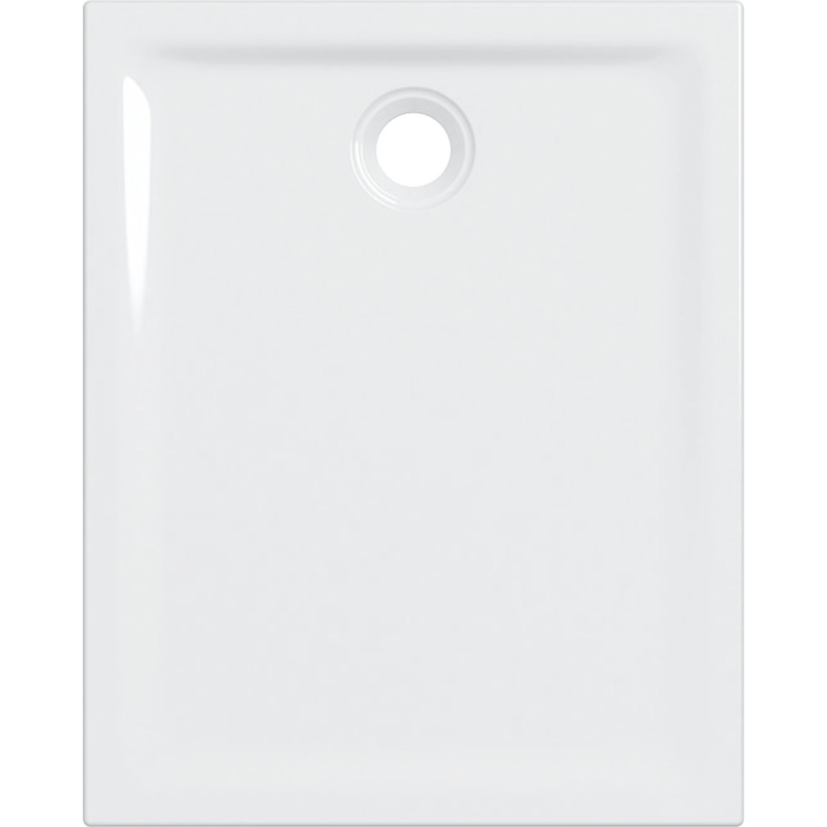 Receveur de douche rect Geberit Renova à encastrer 100 x 80 cm Blc - GEBERIT 00736800000AG3 