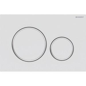 Plaque de déclenchement pour WC blanc mat laqué Sigma - Geberit 115.882.JT.1 