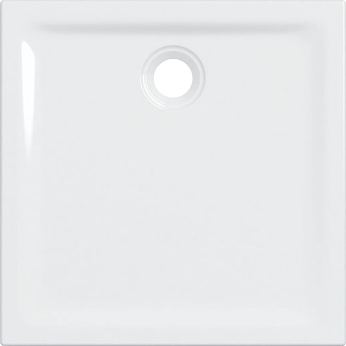 Receveur de douche carré Geberit Renova à poser à encastrer 100 x 100 cm Blc - GEBERIT 550.084.00.1 