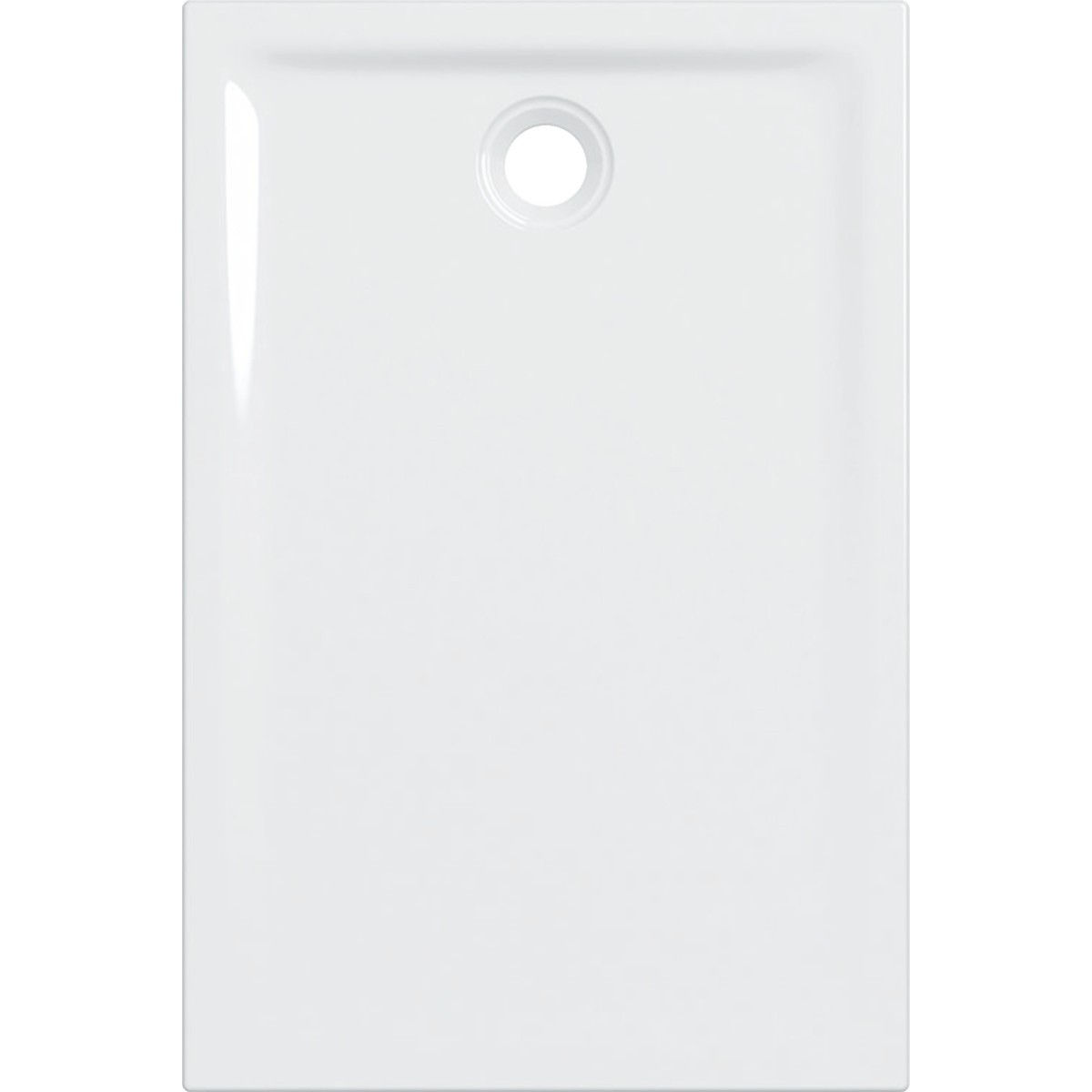 Receveur de douche rect Geberit Renova à poser à encastrer 100 x 140 cm Blc - GEBERIT 550.086.00.1 