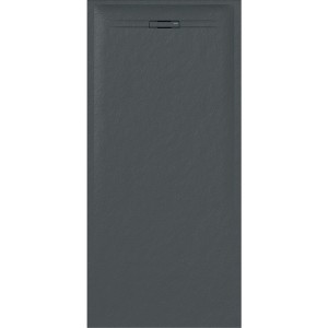 Receveur de douche rectangulaire Geberit Sestra Graphite structuré 170x80cm - GEBERIT 550.237.00.2 