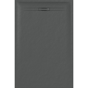 Receveur de douche rectangulaire Geberit Sestra Graphite structuré 140x80cm - GEBERIT 550.276.00.2 