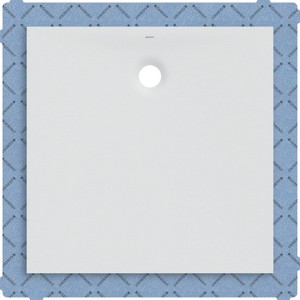 Receveur carré Geberit Olona av natte d'étanchéité Blanc 100x100cm - GEBERIT 550.902.00.1 