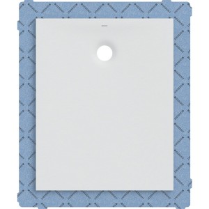 Receveur rectangulaire Geberit Olona av natte d'étanchéité Blanc 100x80cm - GEBERIT 550.909.00.1 
