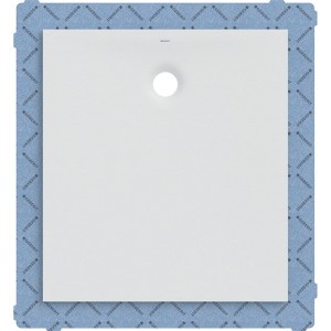 Receveur rectangulaire Geberit Olona av natte d'étanchéité Blanc 100x90cm - GEBERIT 550.910.00.1 