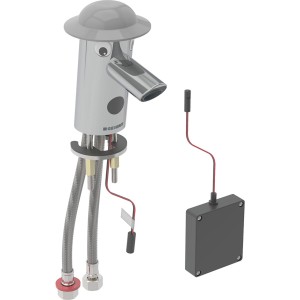 Robinetterie lavabo Geberit Bambini avec mitigeur alimentation piles chromé - GEBERIT 116.208.21.5 