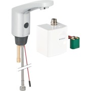 Robinetterie de lavabo Geberit type 185 alimentation par générateur Chromé bri - GEBERIT 116.335.21.1 