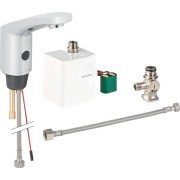 Robinetterie de lavabo Geberit type 185 alimentation par générateur Chromé bri - GEBERIT 116.365.21.1 