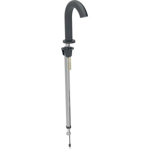 Robinetterie de lavabo Geberit Piave montage sur gorge noir mat - GEBERIT 243.667.14.1 
