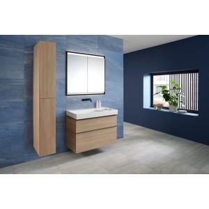 Robinetterie ONE design rond montage mural pr module à encastrer L20 noir - GEBERIT 116.464.14.1 