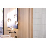 Robinetterie ONE design rect montage mural pr module à encastrer L22 noir - GEBERIT 116.465.14.1 