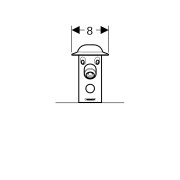 Robinetterie lavabo Geberit Bambini avec mitigeur alimentation secteur chromé - GEBERIT 116.209.21.5 
