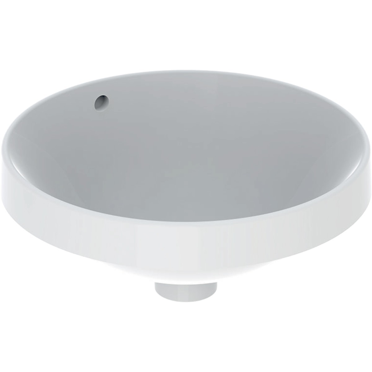 Vasque à enc. Geberit VariForm ronde D 40 trop-plein Blanc - GEBERIT 500.700.01.2 