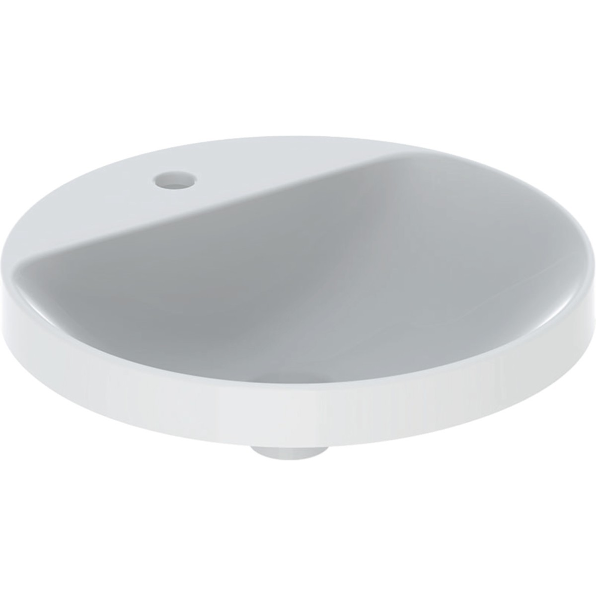 Vasque à enc. Geberit VariForm ronde 48 plage rob. sans trop-plein Blanc - GEBERIT 500.706.01.2 