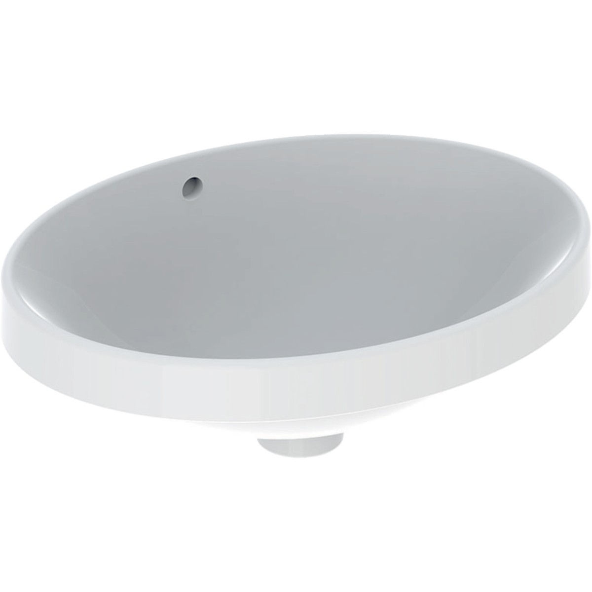 Vasque à enc. Geberit VariForm ov 50x40 trop-plein Blanc - GEBERIT 500.708.01.2 