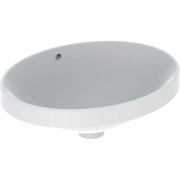 Vasque à enc. Geberit VariForm ov 50x40 trop-plein Blanc - GEBERIT 500.708.01.2 