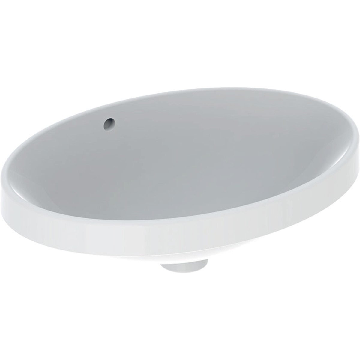 Vasque à enc. Geberit VariForm ov 55x40 trop-plein Blanc - GEBERIT 500.716.01.2 