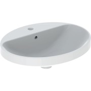 Vasque à enc. Geberit VariForm ov plage rob. 55x45 trop-plein Blanc - GEBERIT 500.720.01.2 