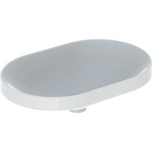 Vasque à enc. Geberit VariForm obl 60x40 sans trop-plein Blanc - GEBERIT 500.730.01.2 